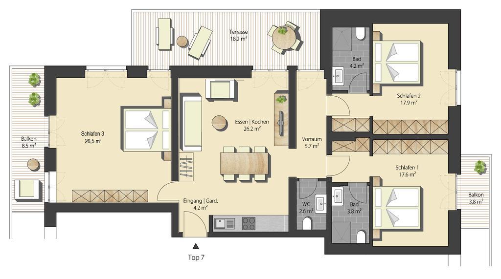 Chalet Zamang Schruns Exterior foto